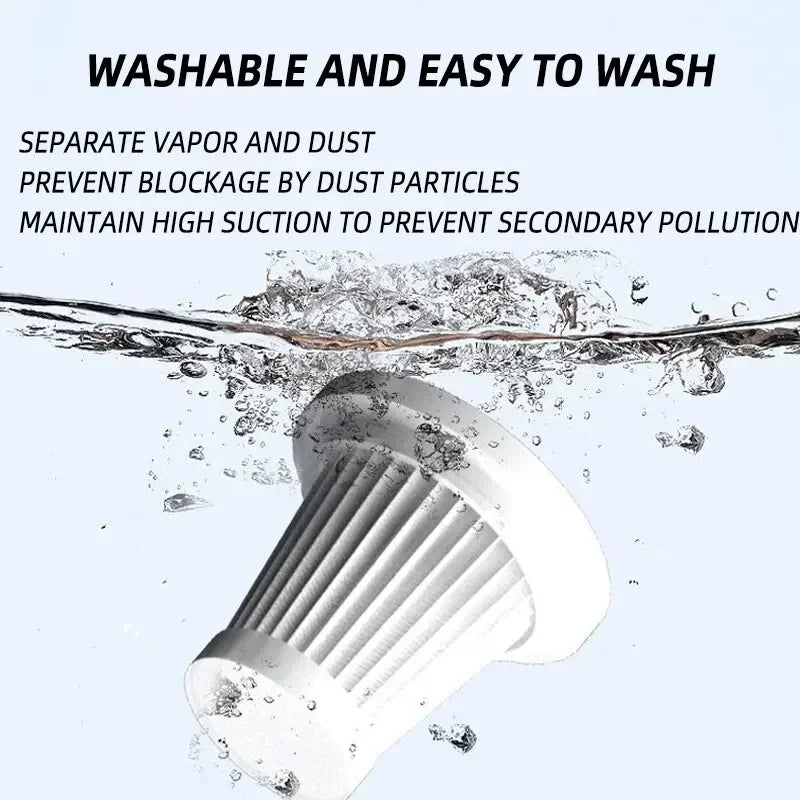 Aspirateur Portable Sans Fil 120W – Puissant, Compact et Rechargeable pour Voiture et Maison