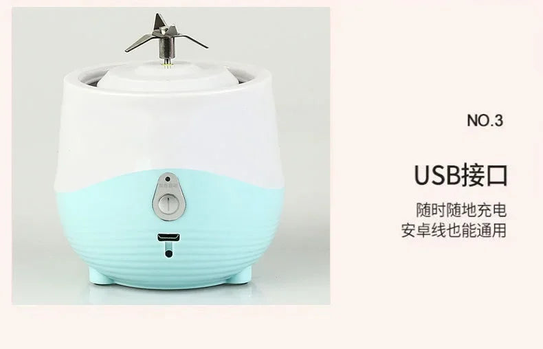 Mini Mixeur Portable USB – Extracteur de Jus pour Shakes et Smoothies