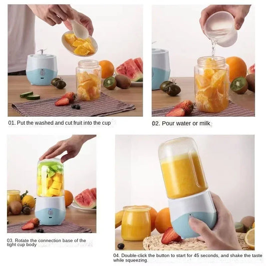 Mini Mixeur Portable USB – Extracteur de Jus pour Shakes et Smoothies