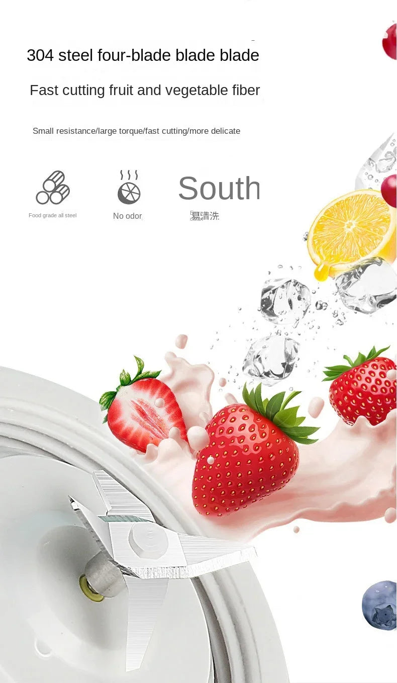 Mini Mixeur Portable USB – Extracteur de Jus pour Shakes et Smoothies