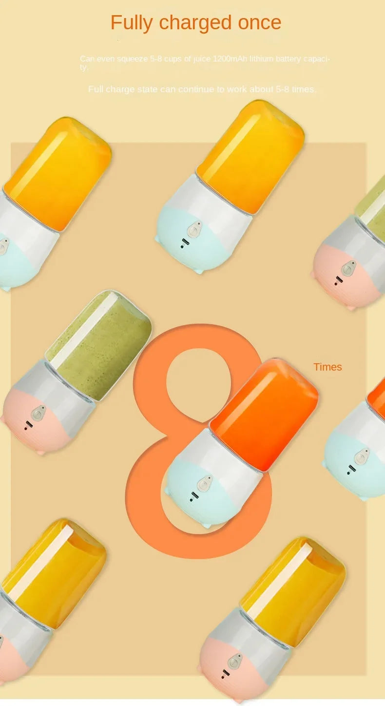 Mini Mixeur Portable USB – Extracteur de Jus pour Shakes et Smoothies