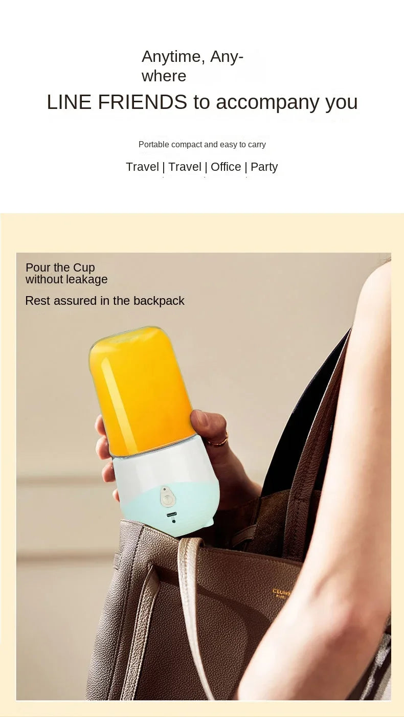 Mini Mixeur Portable USB – Extracteur de Jus pour Shakes et Smoothies