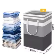 Sac à Linge Pliable – Imperméable & Grande Capacité