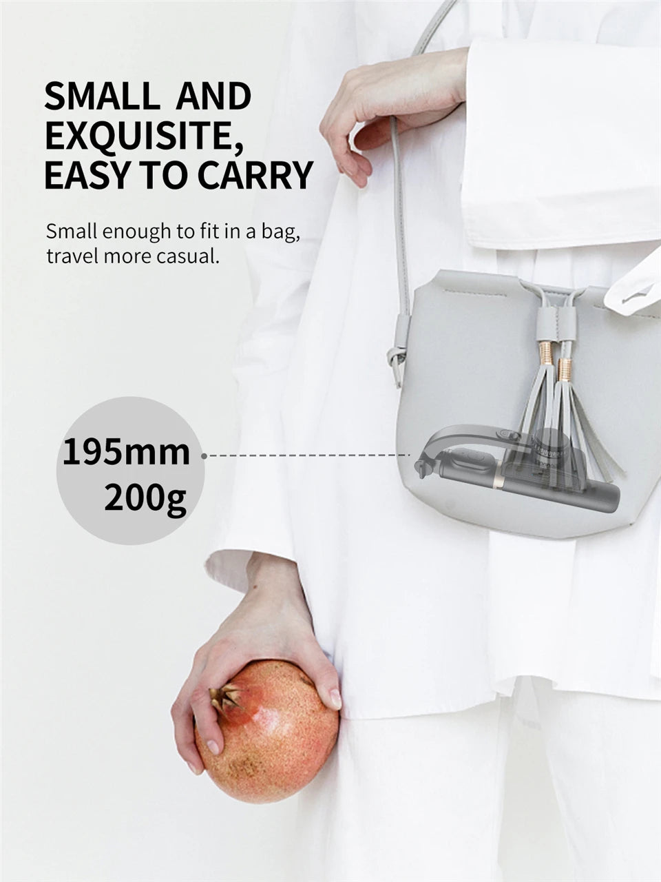 Q08 – Stabilisateur de cardan, perche à selfie, trépied pliable sans fil avec obturateur Bluetooth, monopode pour iOS et Android –