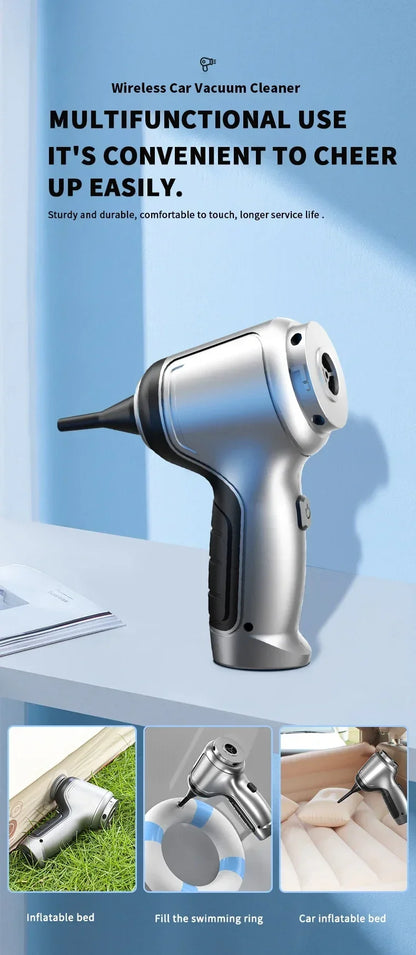 Aspirateur Sans Fil Puissant – Maison & Voiture Basic/Pro