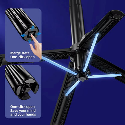 Stabilisateur Q31 – Stabilisateur de cadran portable pour smartphone, perche à selfie, trépied et télécommande sans fil