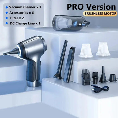 Aspirateur Sans Fil Puissant – Maison & Voiture Basic/Pro