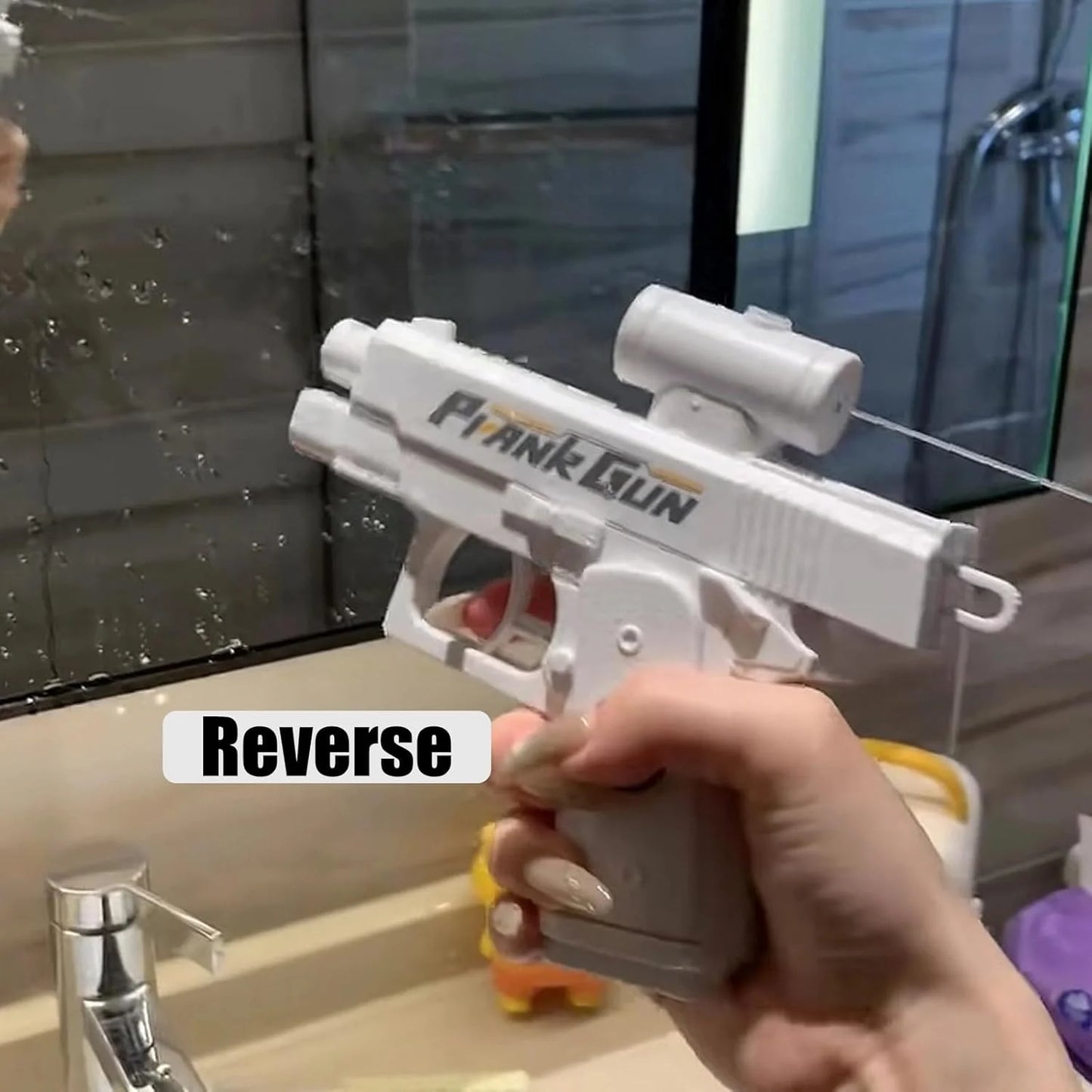 Prank Gun – Pistolet à Eau Portatif Bidirectionnel