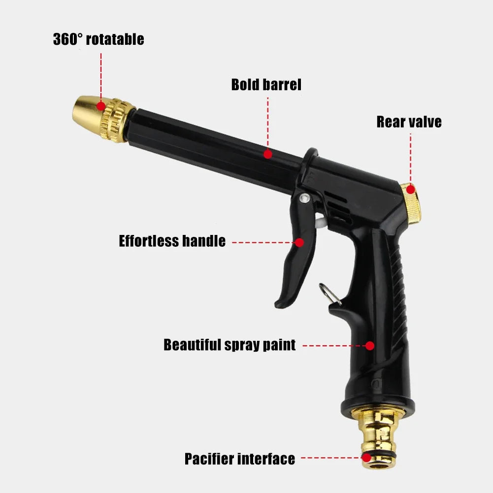 Pistolet de Lavage Haute Pression Réglable – Multi-Usages