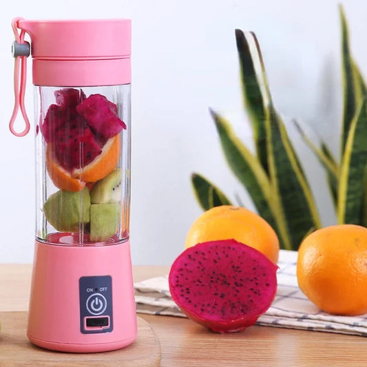 Mélangeur de Jus Portable 380 ml – Mini Presse-Agrumes Électrique USB Rechargeable