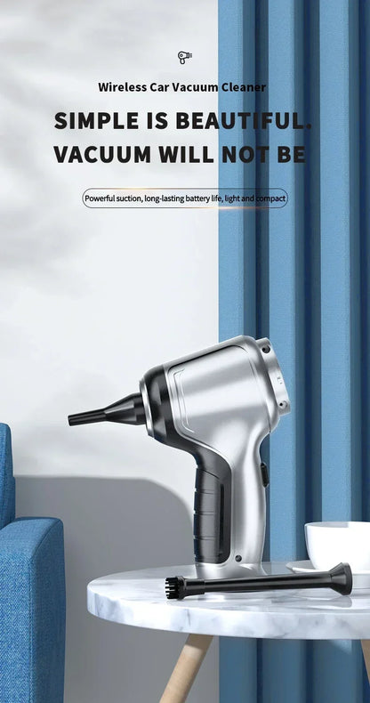 Aspirateur Sans Fil Puissant – Maison & Voiture Basic/Pro