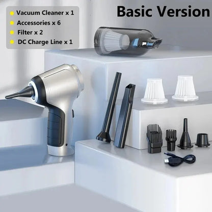 Aspirateur Sans Fil Puissant – Maison & Voiture Basic/Pro
