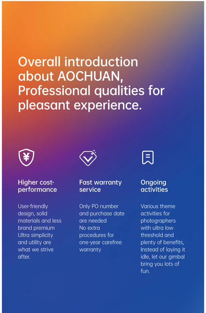 Stabilisateur de cardan portable 3 axes SmartXE pour Smartphone pour iPhone Android AI suivi du visage