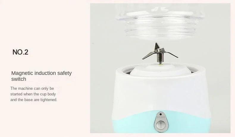 Mini Mixeur Portable USB – Extracteur de Jus pour Shakes et Smoothies