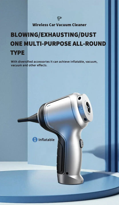 Aspirateur Sans Fil Puissant – Maison & Voiture Basic/Pro