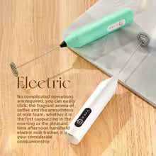 Mousseur à lait électrique portable USB – Mélangeur multifonction cappuccino, œufs et crèmes